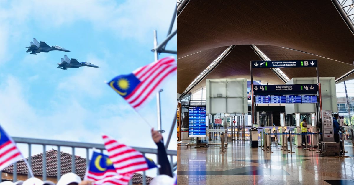 Pelepasan & Pendaratan Di KLIA Dihentikan Sementara Waktu Sempena Sambutan Hari Kebangsaan