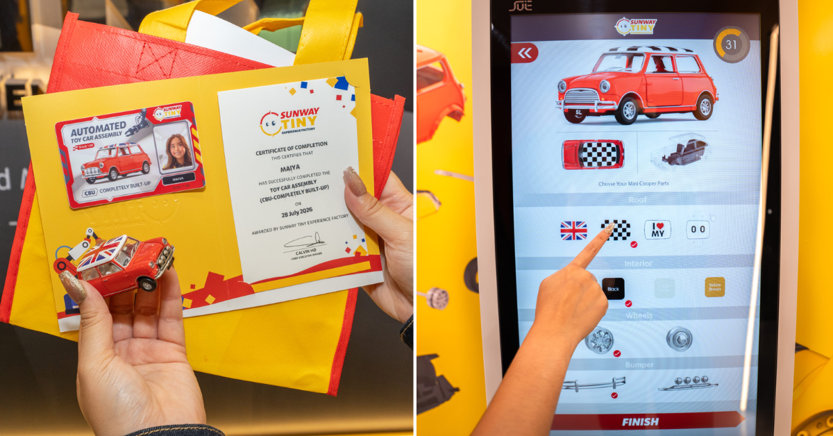 Sunway Lagoon Has A New Attraction Where You Can Build & Customise Your Own Mini Car