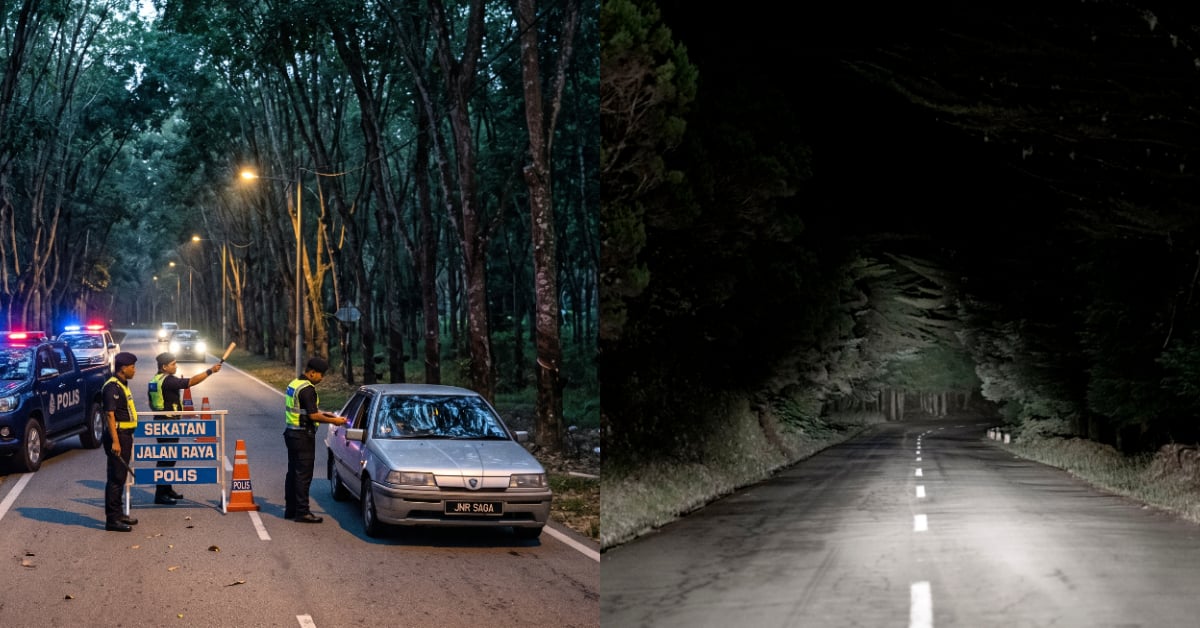 Netizen & Pegawai Beruniform Kongsi Pengalaman Seram Ketika ‘Roadblock’
