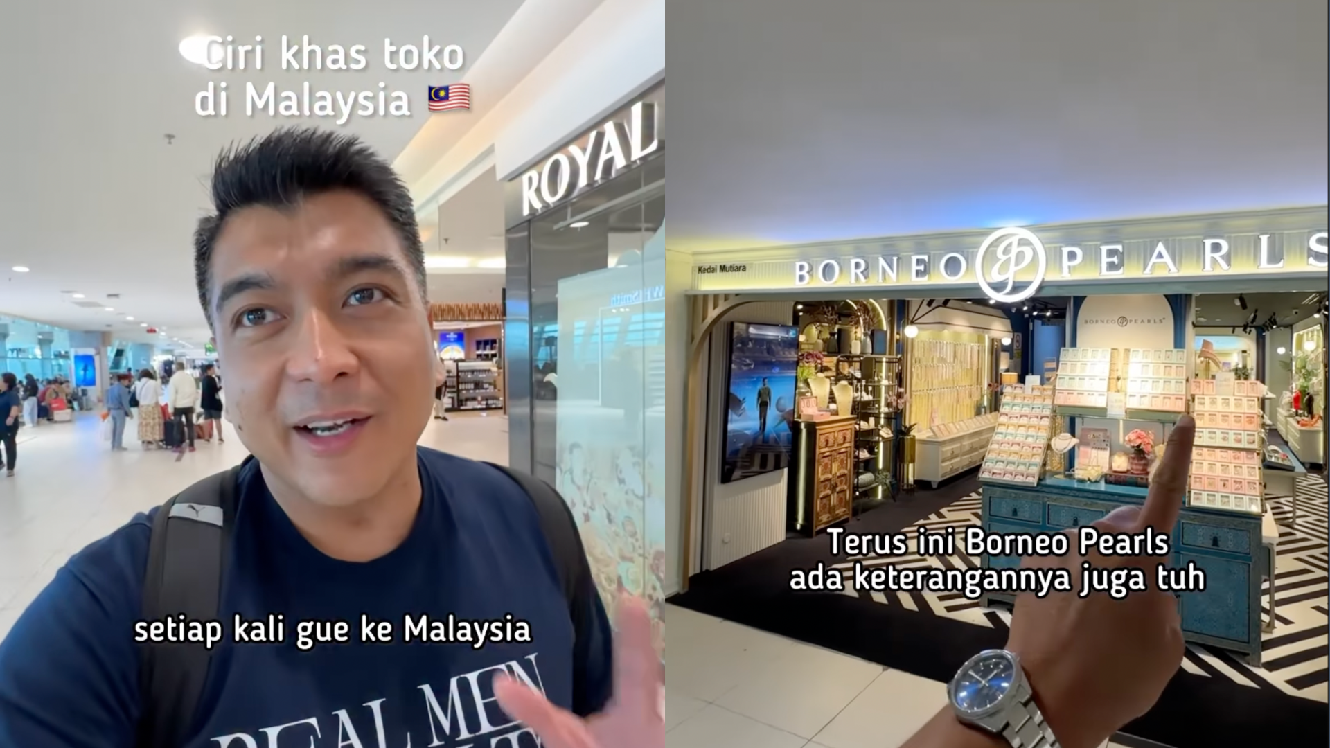 Label Kedai Di Mall Malaysia Buat Lelaki Indonesia Kagum, Ramai Baru Sedar Lepas Tengok Video