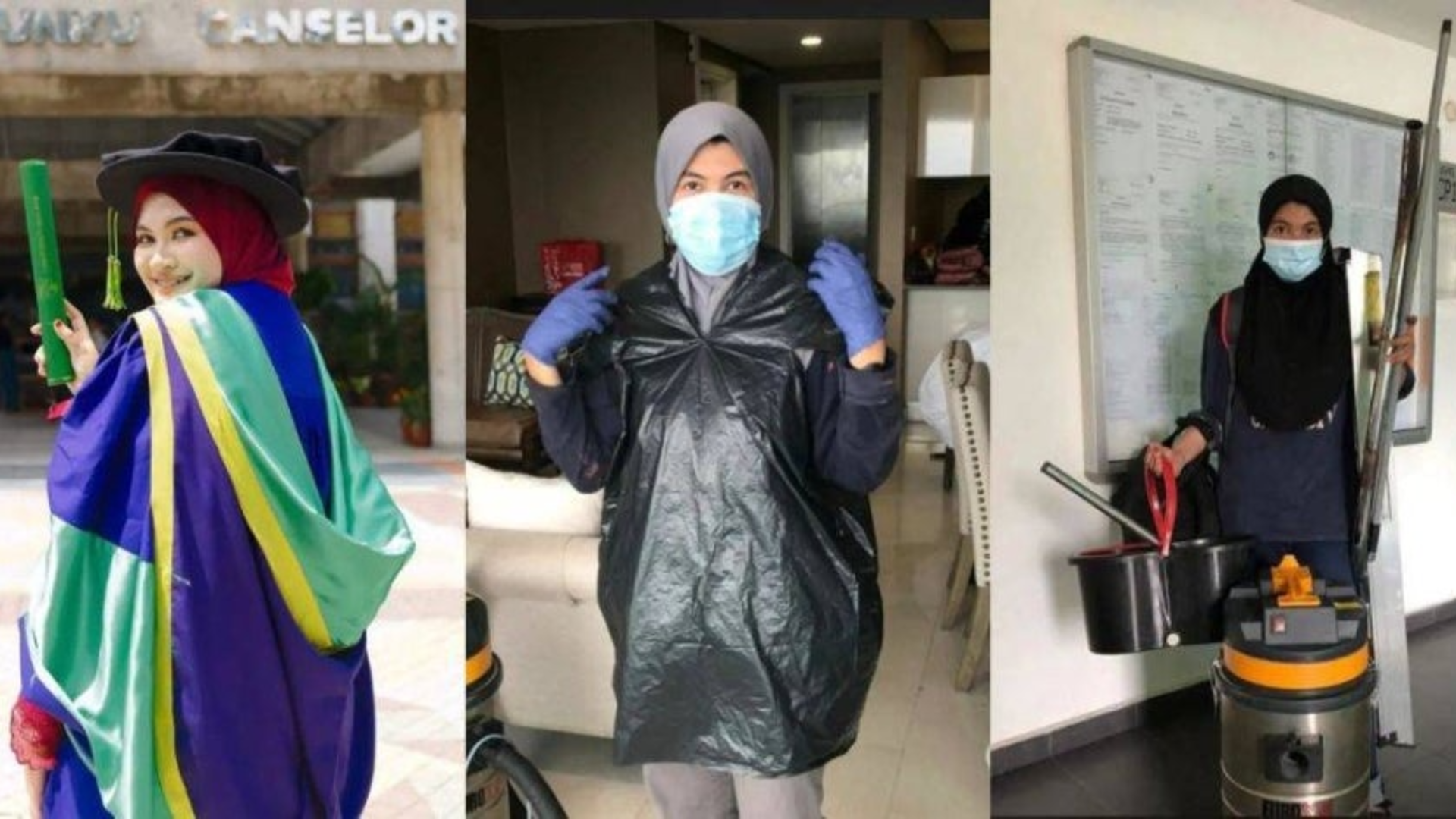 Pernah Jadi ‘Akak Cleaner’, Wanita Ini Buktikan Usaha Gigih Mampu Bergelar Pensyarah Kanan