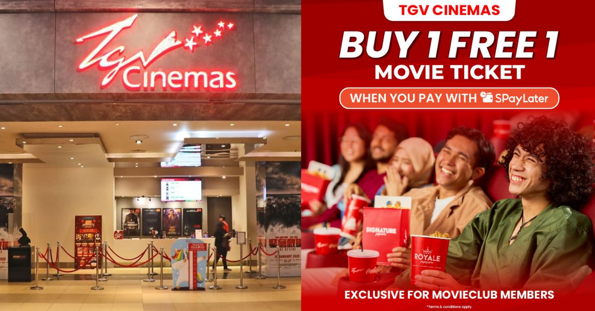 TGV Is Offering Buy 1 Free 1 Movie Tickets Until 31 October