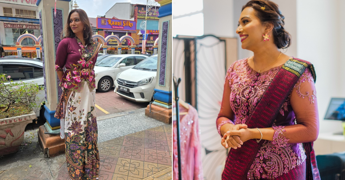This Malaysian Founder Combines The Kebaya And Saree Into A Beautiful New Look