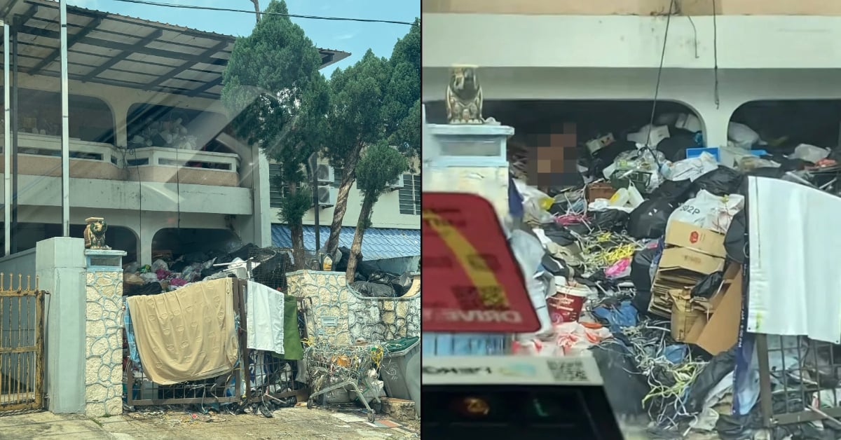 Bahana Jiran Dengan ‘Hoarder’, Sampah & Barang Bertimbun Hampir Cecah Bumbung