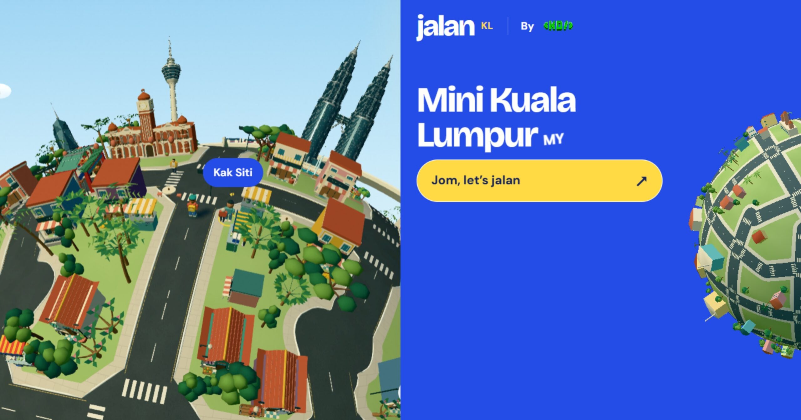 Korang Boleh ‘Jalan-Jalan’ Sekitar KL Dengan Lawati Laman Web Ini. Comel!