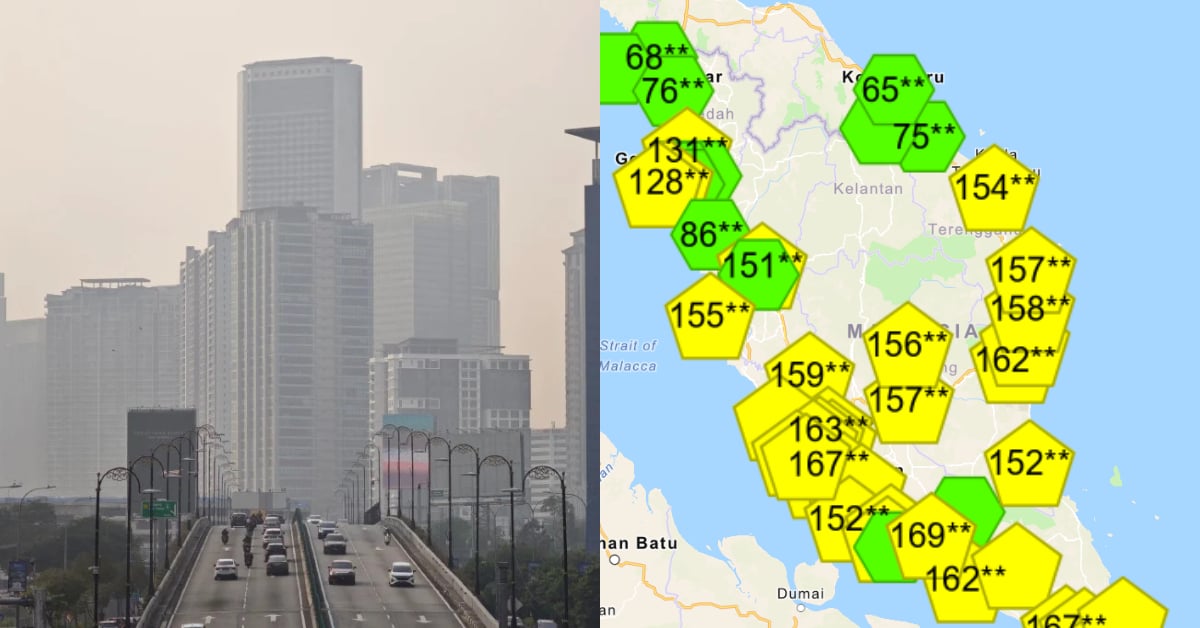 Kualiti Udara Semakin Merosot, 37 Kawasan Dilaporkan Catat IPU Tidak Sihat Hari Ini