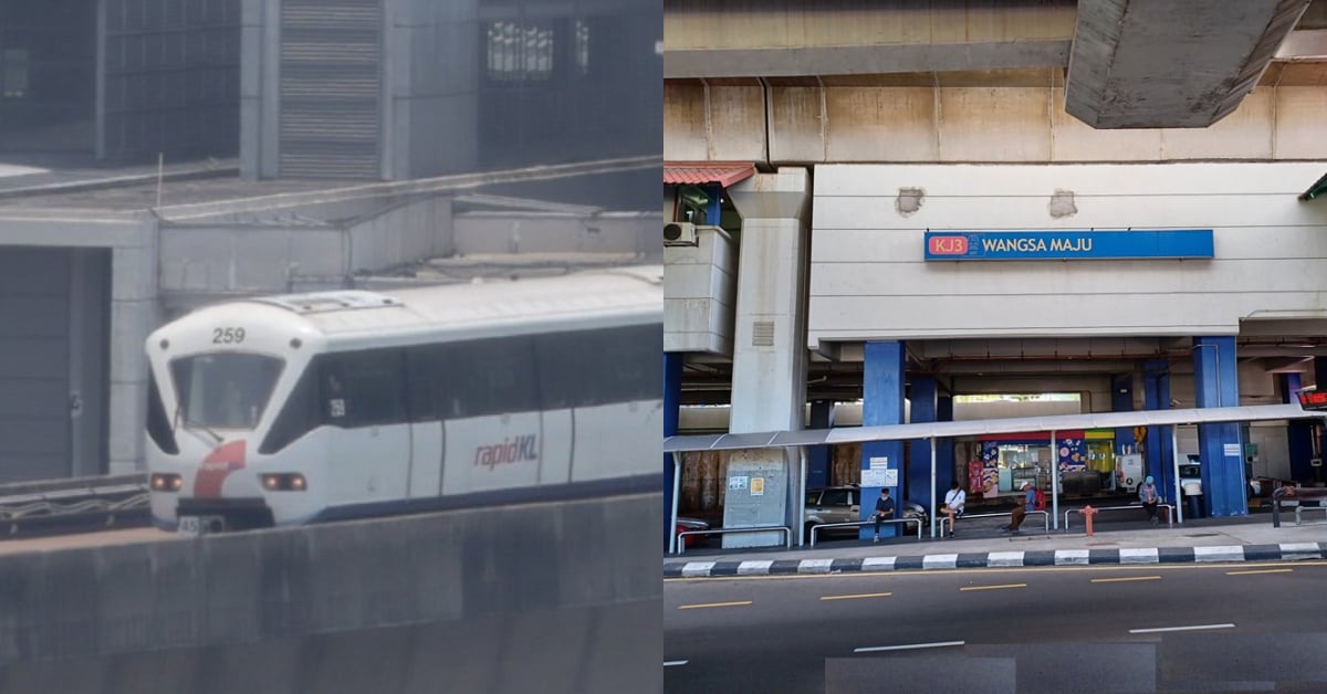 Penumpang Pitam Terjatuh Atas Landasan Di Stesen LRT Wangsa Maju