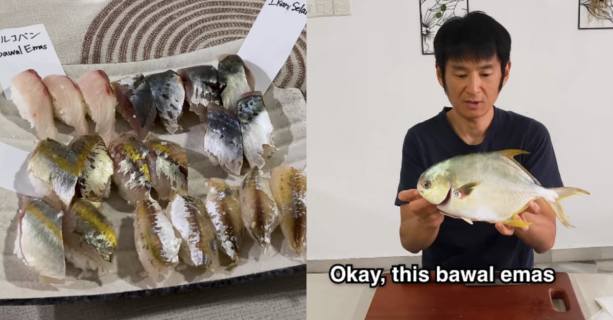 Keluarga Jepun Tinggal Di Malaysia Cetus Kelainan, Buat Sushi Guna Ikan Tempatan
