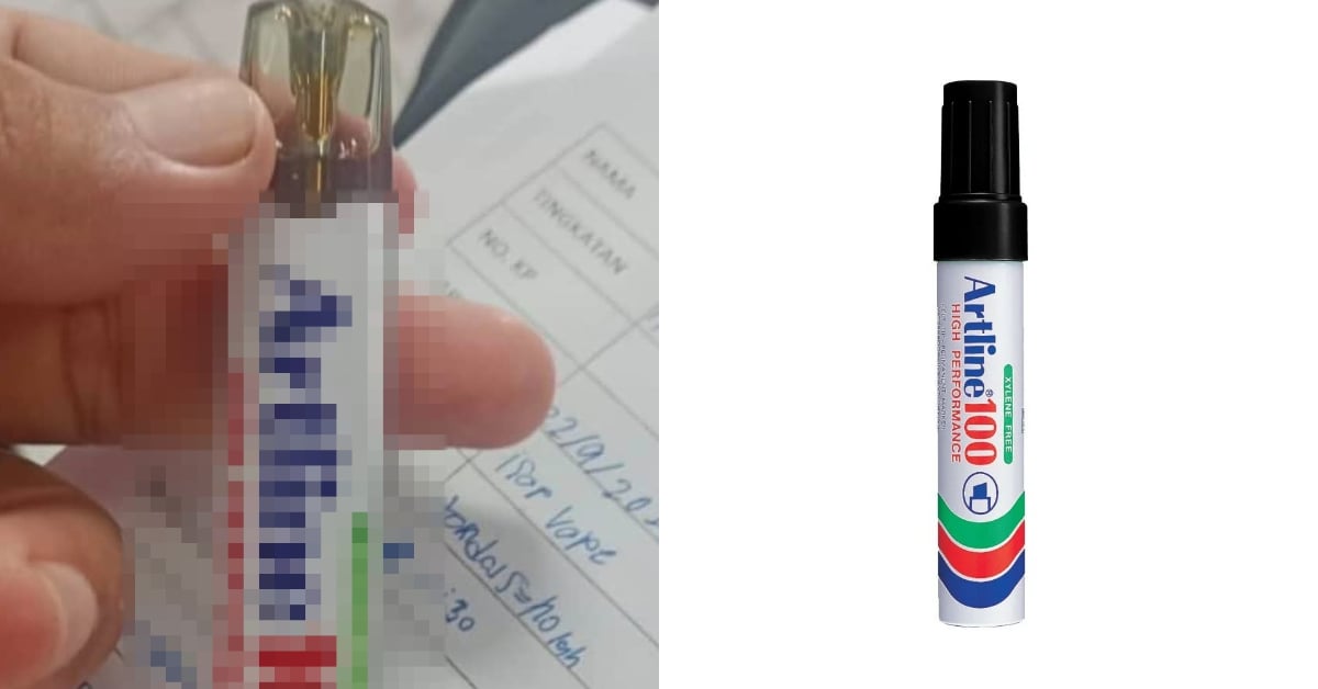 Disangka ‘Marker Pen’ Rupa-Rupanya Vape, Rekaan Mirip Alat Tulis Cetus Kebimbangan