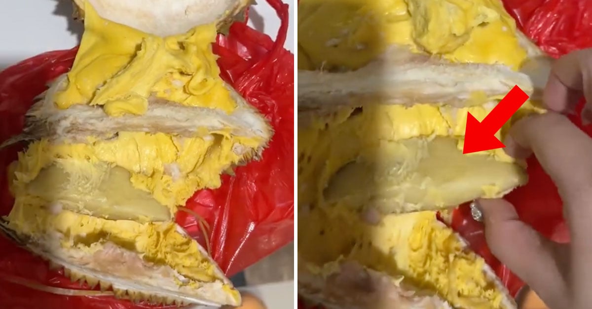 Chinese Woman Finds Potato Inside RM23 ‘Durian’ Bought From Roadside