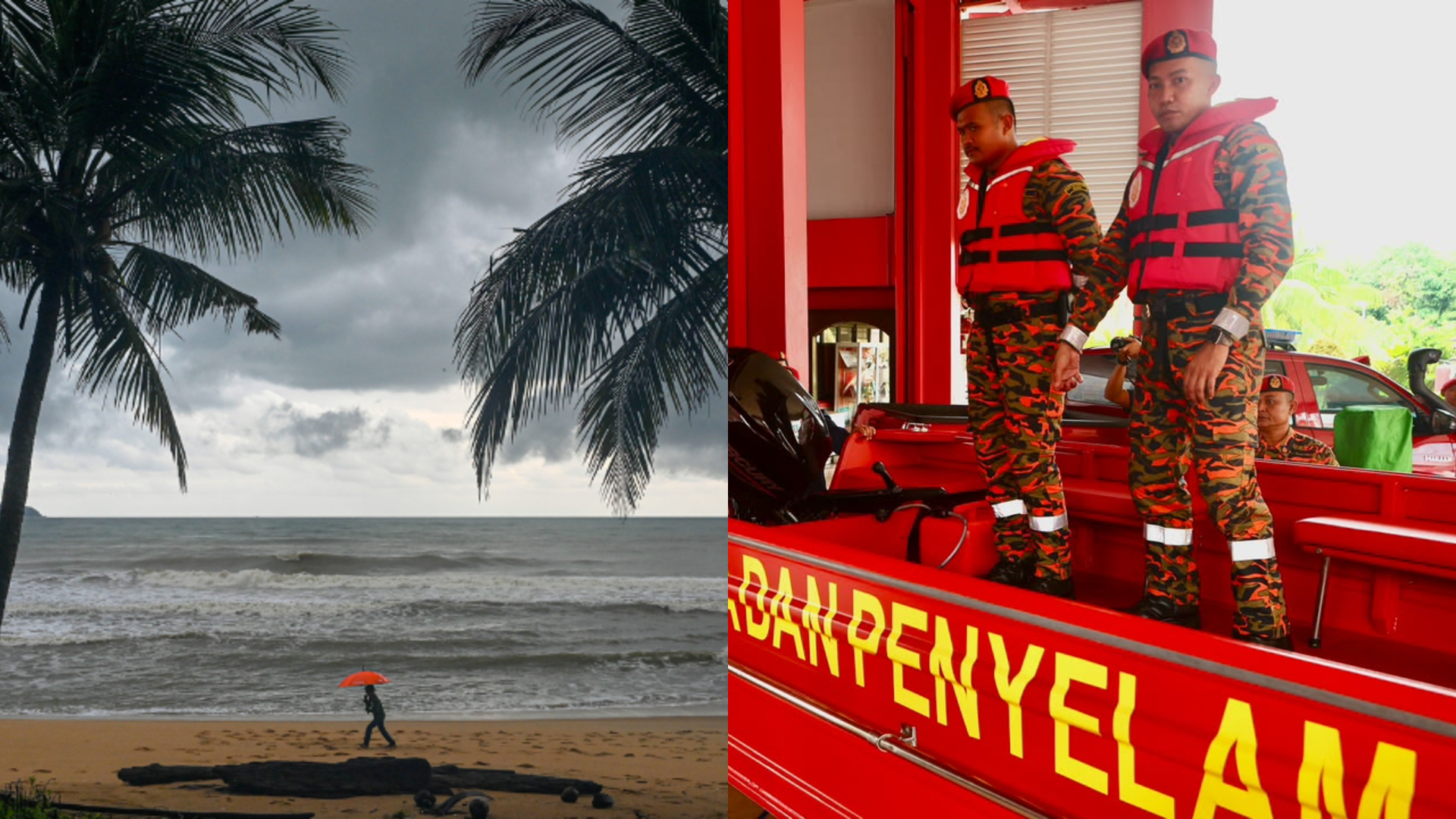 Tiga Gelombang Hujan Dijangka Landa Pantai Timur Sepanjang Musim Tengkujuh Ini