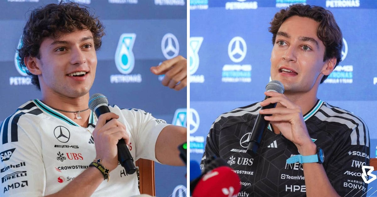 F1 Drivers George Russell & Kimi Antonelli Share Their Love For Roti Canai, Langkawi & SplashMania
