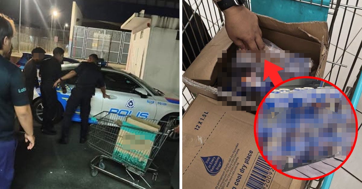 Man Arrested For Swapping Beer Into Bottled Water Box To Pay Less At Penang Hypermarket