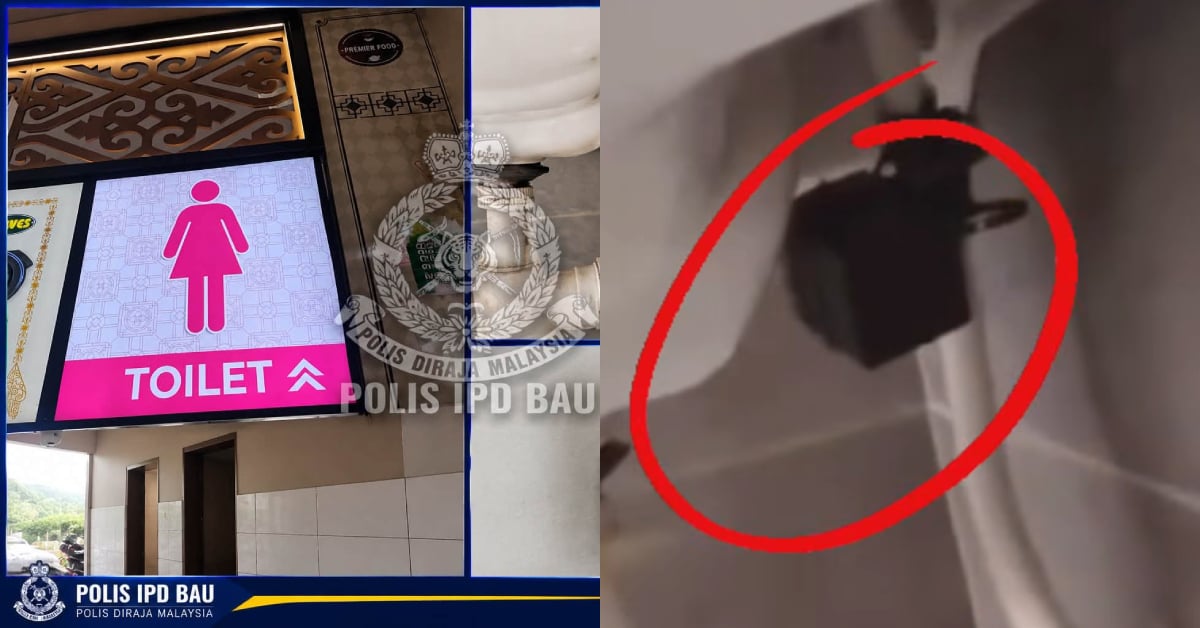 Woman Finds Hidden Camera Under Food Court Toilet Sink In Sarawak