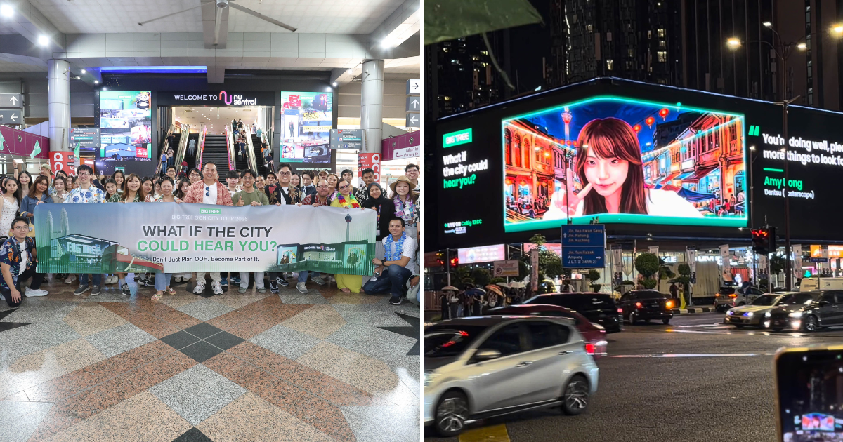 Big Tree Turned Kuala Lumpur Into An Interactive Showcase As Part Of Its OOH City Tour