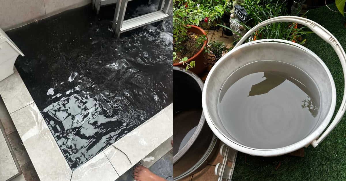 Warga Singapura Kongsi Air Tadahan Hujan Bertukar Hitam Dan Kotor Akibat Jerebu