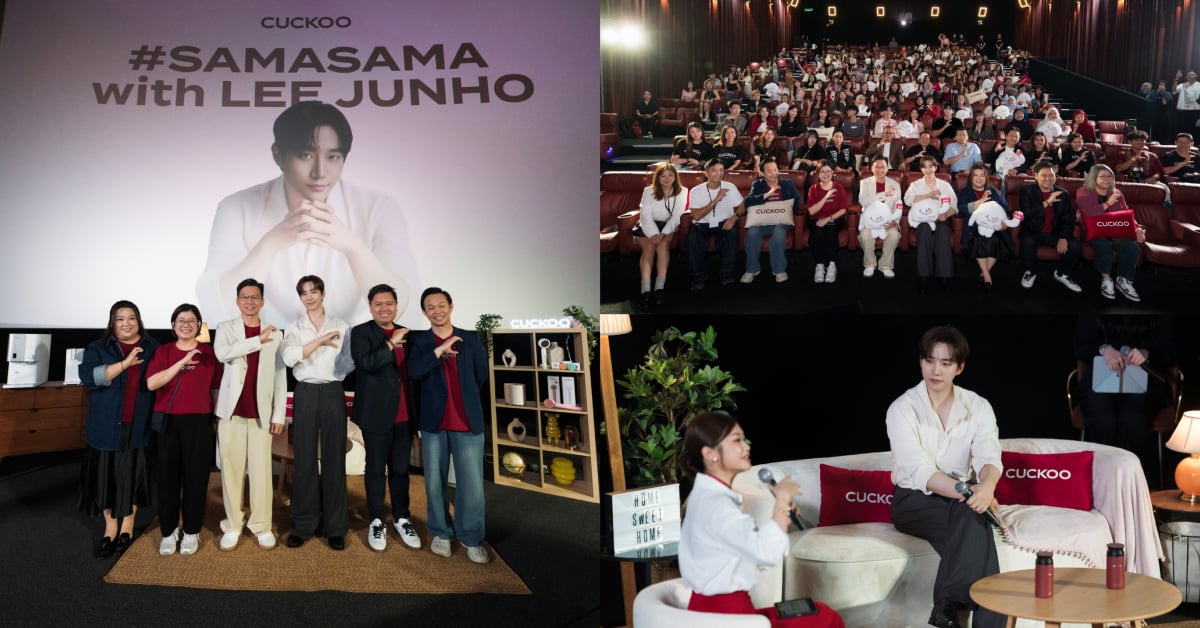 Lee Junho Hangatkan CUCKOOTOPIA, Lancar Inovasi Kediaman Sihat & Hamper Tahun Baru Cina