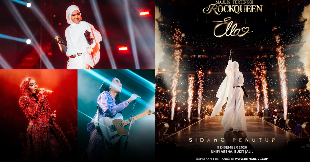 Konsert Majlis Tertinggi Rockqueen Ella Bersama Yuna & Datuk Ziana Zain 5 Disember Ini