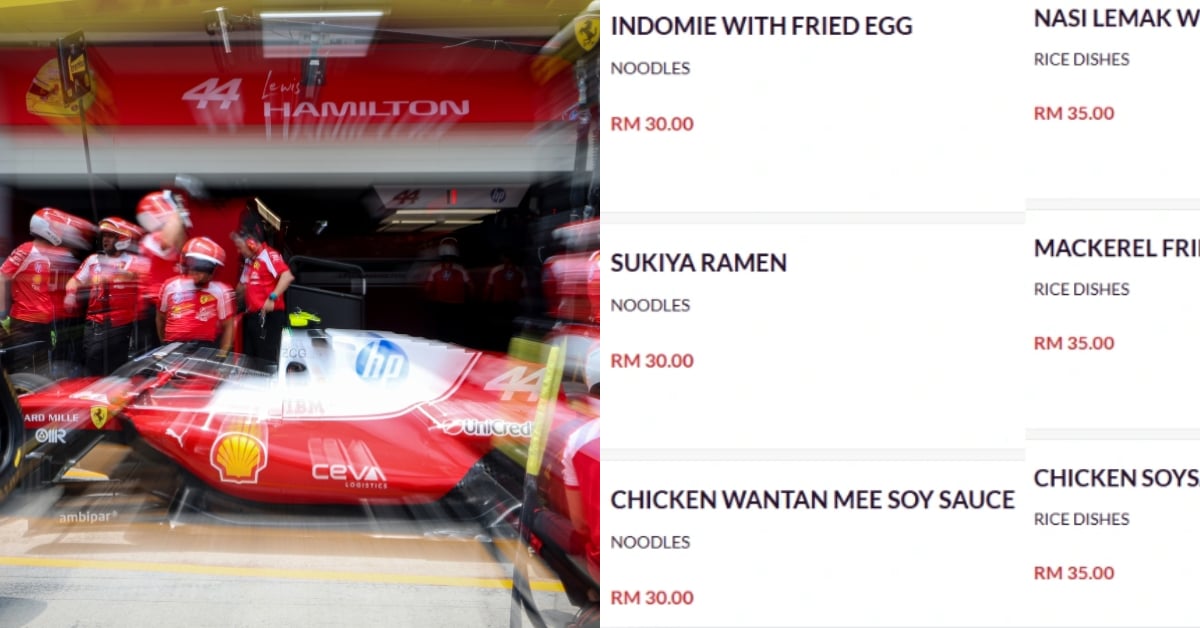 Nasi Lemak RM35, Indomie RM30 Naik Harga Di Sepang Sempena F1 GP Bahrain