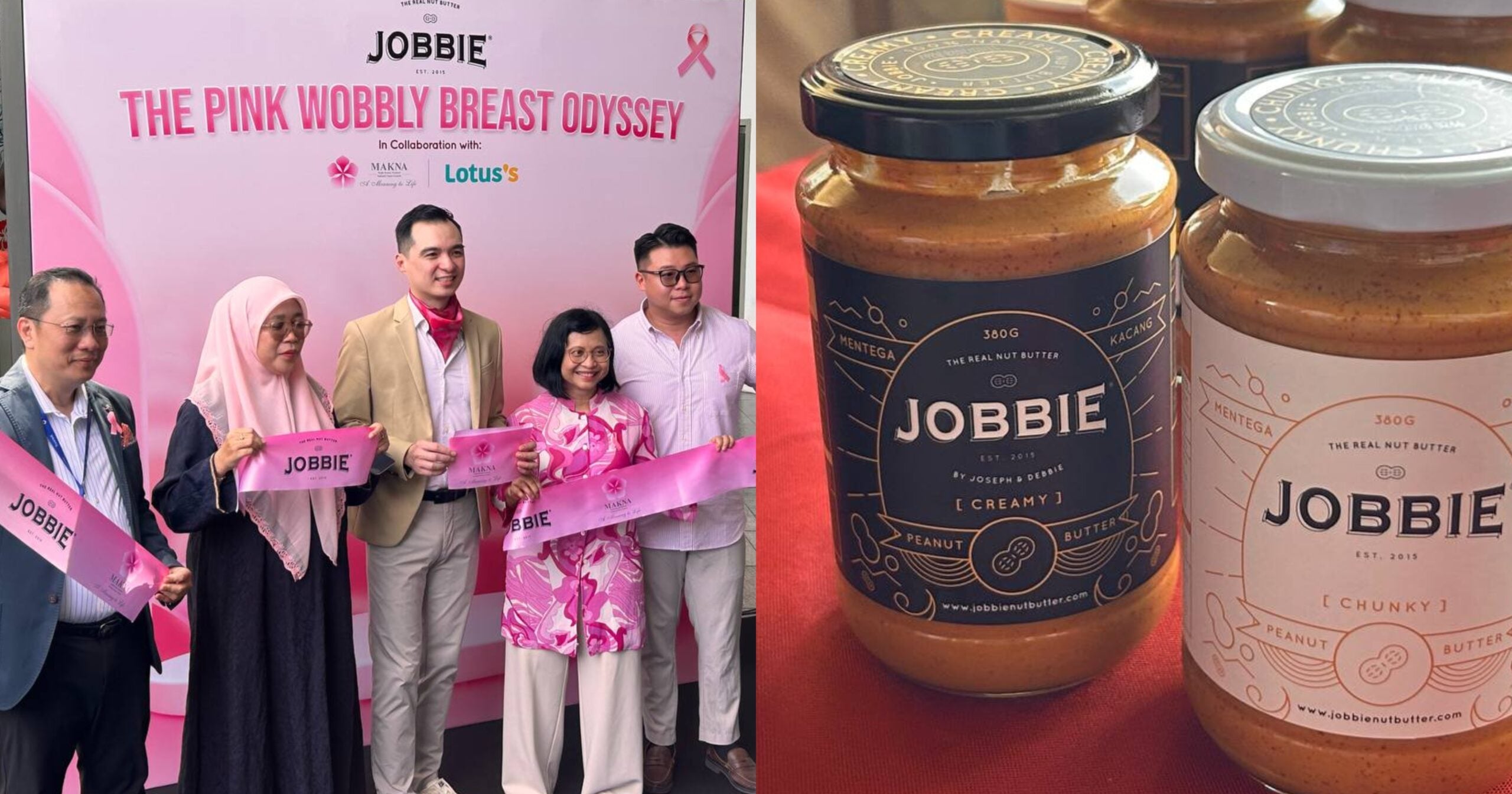 Jobbie, Lotus’s & MAKNA Lancar 20,000 Balang Edisi Terhad Pink Wobbly Breast Odyssey