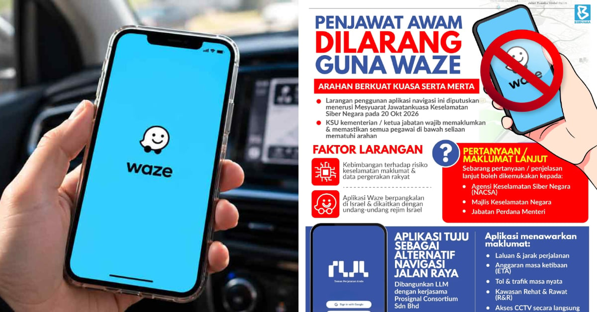 Penjawat Awam Akan Dikenakan Tindakan Disiplin Jika Guna Waze – Majlis Keselamatan Negara